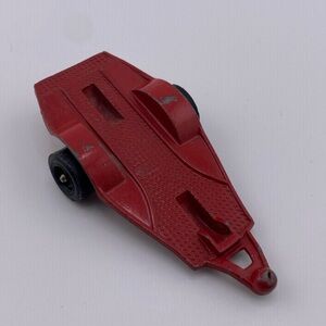 Tootsie Toy Red Motorcycle Cycle Trailer metal diecast toy 3 inch tootsietoy